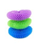 D.RECT 3-Piece Plastic Scourer Set | Durable Scratch Sponge for Effective Cleaning | Ideal for All Surfaces - Buy Online on GoSupps.com