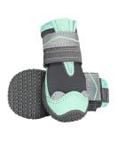 Buy Eyin Dog Shoes - Water-Repellent Paw Protection with Non-Slip Sole & Reflective Velcro - Perfect for Small Medium & Large Dogs - Size 8 Green - Buy Online on GoSupps.com