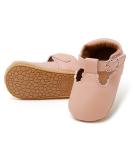 RVROVIC Baby Girl Moccasins Princess Mary Jane Flat Dresses Shoes Premium Lightweight Soft Sole Crib Shoes Toddler Shoes 12-18 Months A1 Pink - Buy Online on GoSupps.com