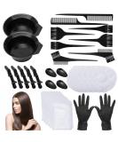33-Piece Hair Dye Brush and Bowl Set for DIY Salon Hair Coloring - Buy Online on GoSupps.com