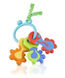 Nuby Ring O' Keys Teether - Soothing and Safe Teething Toy for Babies - Buy Online on GoSupps.com