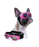 Pet Leso Doggles - Stylish Windproof Puppy Sunglasses in Pink | Shop Internationally for Trendy Dog Goggles - Buy Online on GoSupps.com