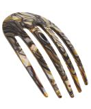 Camila Paris CP3399 Small Rounded Onyx French Twist Hair Comb - Handmade Strong Hold Hair Clip for Women - Made in France - Buy Online on GoSupps.com