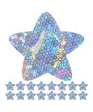 100pcs Glitter Star Shaped Bandages - Cute Adhesive Wound Patches for Cuts & Scrapes - International Shipping Available - Buy Online on GoSupps.com