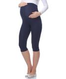Be Mammy Maternity 3/4 Leggings - Navy, XXL | Comfortable Pregnancy Wear - Buy Online on GoSupps.com