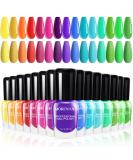 Morovan 15 Bright Color Quick Dry Nail Polish Set - 0.25oz Gift for Women | International Shipping Available - Buy Online on GoSupps.com