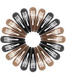 Women Hair Clips  Funtopia 40 Pcs 7cm / 2.8 Inch Long No Slip Metal Hair Clips Large Snap Hair Clips Barrettes Hairpins for Thick Hair (Brown & Black) b.Black&Brown - Buy Online on GoSupps.com