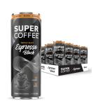 Buy SUPER COFFEE Espresso - Iced Keto Coffee (0g Sugar 10 Calories) | 12 Pack Cold Brew Soy-Free & Gluten-Free Triple Shot (11 Fl Oz - Buy Online on GoSupps.com