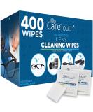 Care Touch Lens Wipes for Eyeglasses | Individually Wrapped Eye Glasses Wipes | 400 Pre-Moistened Lens Cleaning Eyeglass Wipes - Buy Online on GoSupps.com