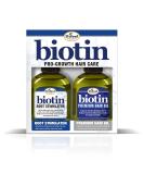 Difeel Biotin Hair Growth Set - Pro-Growth Root Stimulator & Premium Hair Oil 2.5 oz - 2-Piece Gift Set for Hair Growth - Buy Online on GoSupps.com