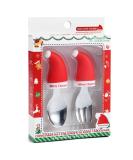 BEWOS Baby Cutlery Set - 2Pcs 304 Stainless Steel Spoon & Fork for Self Feeding | Toddler Safe & Dishwasher Safe | Christmas Baby Gift - Buy Online on GoSupps.com
