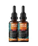 Melatonin Drop Forte 2x30ml - 1100 Drops 0.5mg Each - Alcohol-Free Vegan High-Dose Sleep Support - Lab Tested 2-Pack - Buy Online on GoSupps.com
