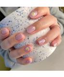 24pcs Light Purple Daisy Flower Stick on False Nails | Removable Press on Nails for Women/Girls - 0252Y90 - Buy Online on GoSupps.com