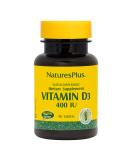 Buy Nature's Plus Vitamin D3 400 IU - 90 Tablets for Immune Support - Buy Online on GoSupps.com