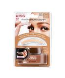 KISS Beautiful Brow Stamp - Soft Brown | Perfect Eyebrow Solution for Effortless Beauty - Buy Online on GoSupps.com