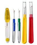 Ortarco Seam Ripper and Thread Remover Kit for Sewing - 2 Big & 2 Small Stitch Rippers + 1 Thread Snips - Buy Online on GoSupps.com