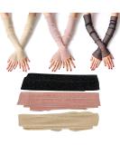 Molyorch Women's Cooling Arm Sleeves - Elastic Anti-Slip UV Protection for Outdoor Sports - 3 Pairs in 3 Colors - Buy Online on GoSupps.com