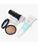 LAURA GELLER NEW YORK Face the Day Kit - Balance-n-Brighten Foundation Medium, Spackle Primer Hydrate, Airbrush Kabuki Brush | 3 PC Set - Buy Online on GoSupps.com