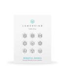 LumenKind Mindful Marks (Charcoal) - 31 Tiny Temp Tattoo Stickers for Mindfulness - Wearable Intention Reminders - Buy Online on GoSupps.com