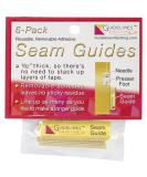 Guidelines4quilting - 6-Pack Seam Guides x 2 x 1/32 - Peel & Stick - Removable Adhesive Leaves No Sticky Residue - Guide Your Fabric to Sew Accurately - Ideal Height for Double Layered Fabric 0.5X2X.03125 - Buy Online on GoSupps.com