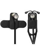 Premium PU Leather Stethoscope Holder Clip - Magnetic Lightweight Holster for Physicians Nurses & EMTs - Fits 3M Littmann & Most Stethoscopes - Black - Buy Online on GoSupps.com