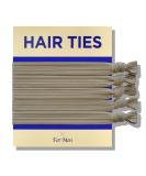 Havhaf Knotted Men's Hair Gum | No Damage Durable Bun & Curl Hair Ties for Long Thick Hair | 5-Piece (Cream) | Elastic & Strong for Boys - Buy Online on GoSupps.com