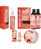 Kid s Hair Growth Set - Nourishing Shampoo & Conditioner with Black Castor Oil Argan Jojoba Aloe Vera | Sulfate & Paraben Free - Buy Online on GoSupps.com