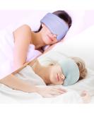 BLSSNZ Dual-Sided Light Blocking Eye Masks for Side Sleepers - Grey & Purple - Buy Online on GoSupps.com