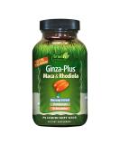 Irwin Naturals Ginza-Plus Maca & Rhodiola Liquid Softgels - Pack of 2, 75 Count - Mental Balance and Stress Relief - Buy Online on GoSupps.com