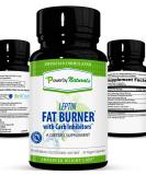 Power By Naturals Leptin Fat Burner for Weight Loss & Appetite Control | Carb Inhibitor with Green Coffee Bean Extract | 60 Veggie Capsules - Buy Online on GoSupps.com