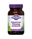 Oregon's Wild Harvest Non-GMO American Ginseng Capsules - 50 Count - Buy Online on GoSupps.com
