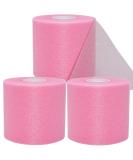 Pink Pre Wrap Tape for Athletes - 3 Rolls of Foam Underwrap Sports Wrap (66 Yards) - Ideal for Hair and Sports Use - Buy Online on GoSupps.com