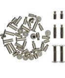 M-TOP 30 Pack Chicago Screws and Extention Posts for Binding Extending Scrapbook Photo Album Refill Pages Compatible with Pioneer Photo Albums (Silvery Diameter 5mm) - Buy Online on GoSupps.com