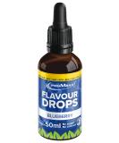 Ironmaxx Blueberry Flavor Drops - 50ml | Calorie-Free & Sugar-Free | Vegan Aromas for Food Sweetening | Practical Dripper Closure - Buy Online on GoSupps.com