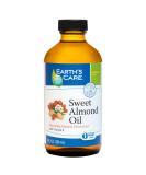 Earth's Care Sweet Almond Oil - Expeller Pressed 8 FL OZ for Skin & Hair Care - Buy Online on GoSupps.com