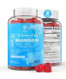 Mag-8 Magnesium Gummies 400mg with Ashwagandha Extract | Supports Calm, Zzz, Mood, Muscle Cramp | Vegan - 120 Cts - Buy Online on GoSupps.com