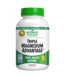 Botanic Choice Triple Magnesium Advantage Capsules for Nerve, Heart, Digestive & Muscular Health - Buy Online on GoSupps.com