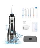 Water Dental Flosser - H2ofloss Cordless Oral Irrigator for Braces | Portable & Waterproof Rechargeable Teeth Cleaner with 6 Nozzles - Ideal for Travel - Buy Online on GoSupps.com