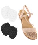 Buy 2 Pairs Women's Metatarsal Pads - Anti-Slip High Heel Inserts & Comfort Cushions (Black + Transparent - Buy Online on GoSupps.com