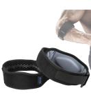 AGPTEK Elbow Bandage 2-Pack - Sports Compression Bandage with EVA Pad for Tennis Elbow & Fitness - Light Gray - Buy Online on GoSupps.com