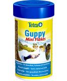 Tetra guppy mini flakes fish feed - balanced nutrient -rich flake lining for guppies 100 ml dose mini flakes 100 ml (1 Pack) - Buy Online on GoSupps.com