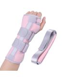 Carpal Tunnel Wrist Brace for Left Hand - Adjustable Night Support with Replaceable Splints Pain Relief for Tendonitis & Arthritis - Women s Hand Brace - Buy Online on GoSupps.com