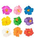 Framendino 9 Pack Flower Hair Clip Hawaiian Flowers Clips Bridal Wedding Beach Foam Hibiscus Flower Hair for Women - Buy Online on GoSupps.com