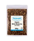 Organic White Mulberries 500g | Certified Organic by Fenbrook Organic - Buy Online on GoSupps.com