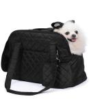 Happy Hachi Dog & Cat Carrier Bag - Portable Travel Bag for Small Pets with Shoulder Strap & Breathable Mesh - Ideal for Pets Up to 7 kg (Black) - Buy Online on GoSupps.com