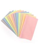 AIMI 12 Pack Microfiber Cleaning Cloths - Assorted Colors 6x7 Perfect for Eyeglasses Screens & Delicate Surfaces - International Shipping Available - Buy Online on GoSupps.com