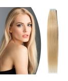 SEGO TAPE Extensions - Remy Real Hair Glue with 10 Free Tapes | 20 Tressen 16'' (45cm) Hellblond #613 - Shop Now! - Buy Online on GoSupps.com