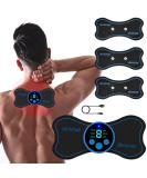 Jenylu EMS Massage Device - Deep Tissue Neck & Shoulder Massager Electro Stimulator for Back Legs & Belly Training - International Shipping - Buy Online on GoSupps.com