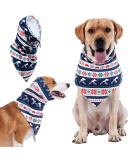 HuaLiSiJi Dog Snood Ear Cover Hoodie & Warmers - Anti-Anxiety for Small, Medium, Large Dogs (Medium Blue) - Buy Online on GoSupps.com