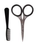Revlon Men's Series Facial Hair Kit - Stainless Steel Scissors and Comb for Trimming and Styling - Buy Online on GoSupps.com